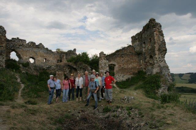 Ruiny zamku Cicva, chata krwawej  Elżbiety Batorówny